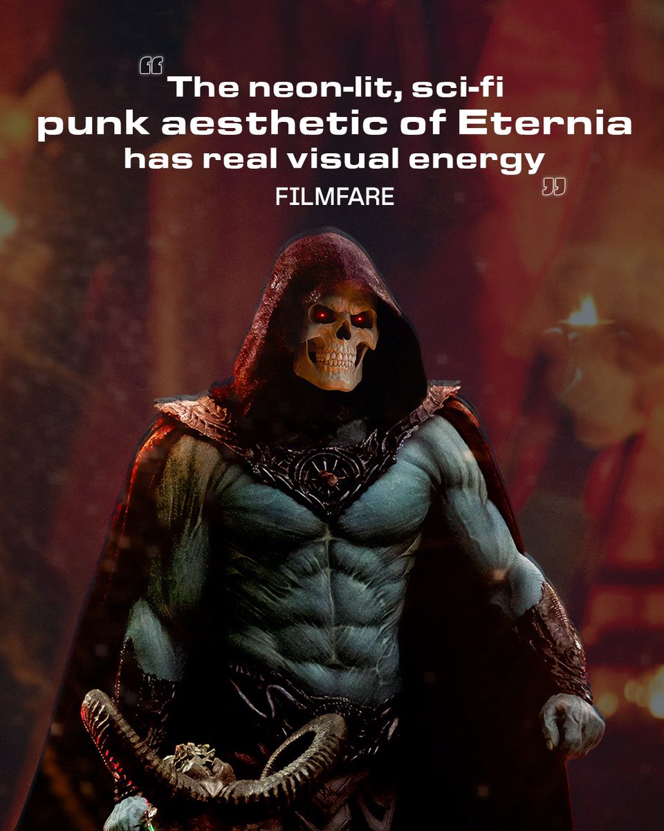 SonyPicsIndia's tweet photo. The reviews have the power ⚡🔥 

#HemanAndTheMastersOfTheUniverse - exclusively in cinemas, in English, Hindi, Tamil, Telugu and Malayalam. Book tickets via link in bio. https://t.co/2A3Zq2An9h