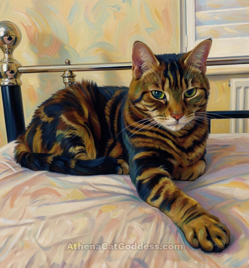 AthenaWiseKitty's tweet photo. Happy #caturday 😻 #caturdayart  https://t.co/o96lEPVgGR https://t.co/HTo78hNotS