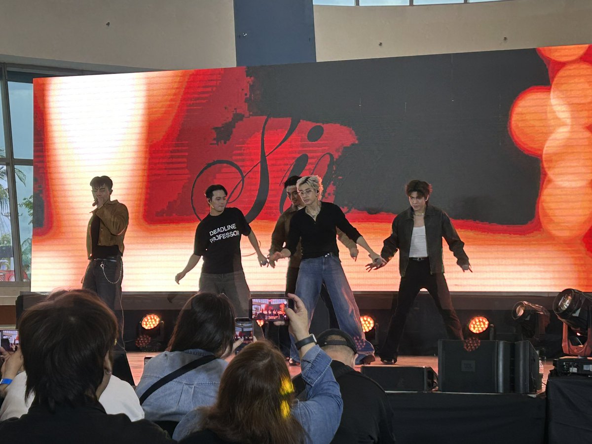 ABSCBNpr's tweet photo. A memorable day with ACEs ✨🎶

@bgyo_ph brought the energy as they performed tracks from their latest EP, “On Demand,” alongside special guests WRIVE and Baby Dolls. 🔥

Listen to the “On Demand” EP, now available on all digital streaming platforms.

#BGYO #BGYO_OnDemandEPLaunch https://t.co/dX5zdaUONK