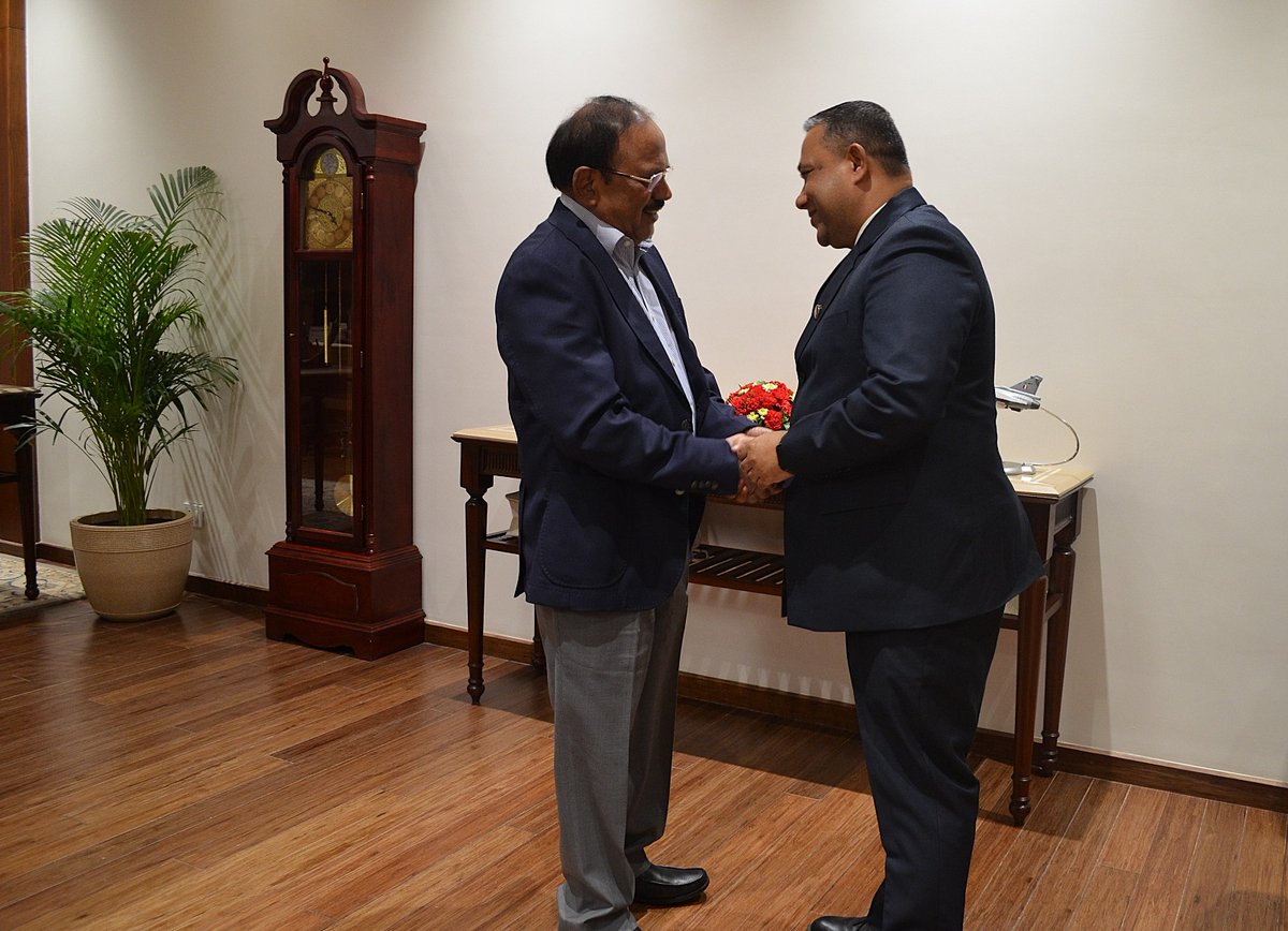 sidhant's tweet photo. Nepal foreign minister Shisir Khanal met NSA Ajit Doval in Delhi https://t.co/isF2riTOLU