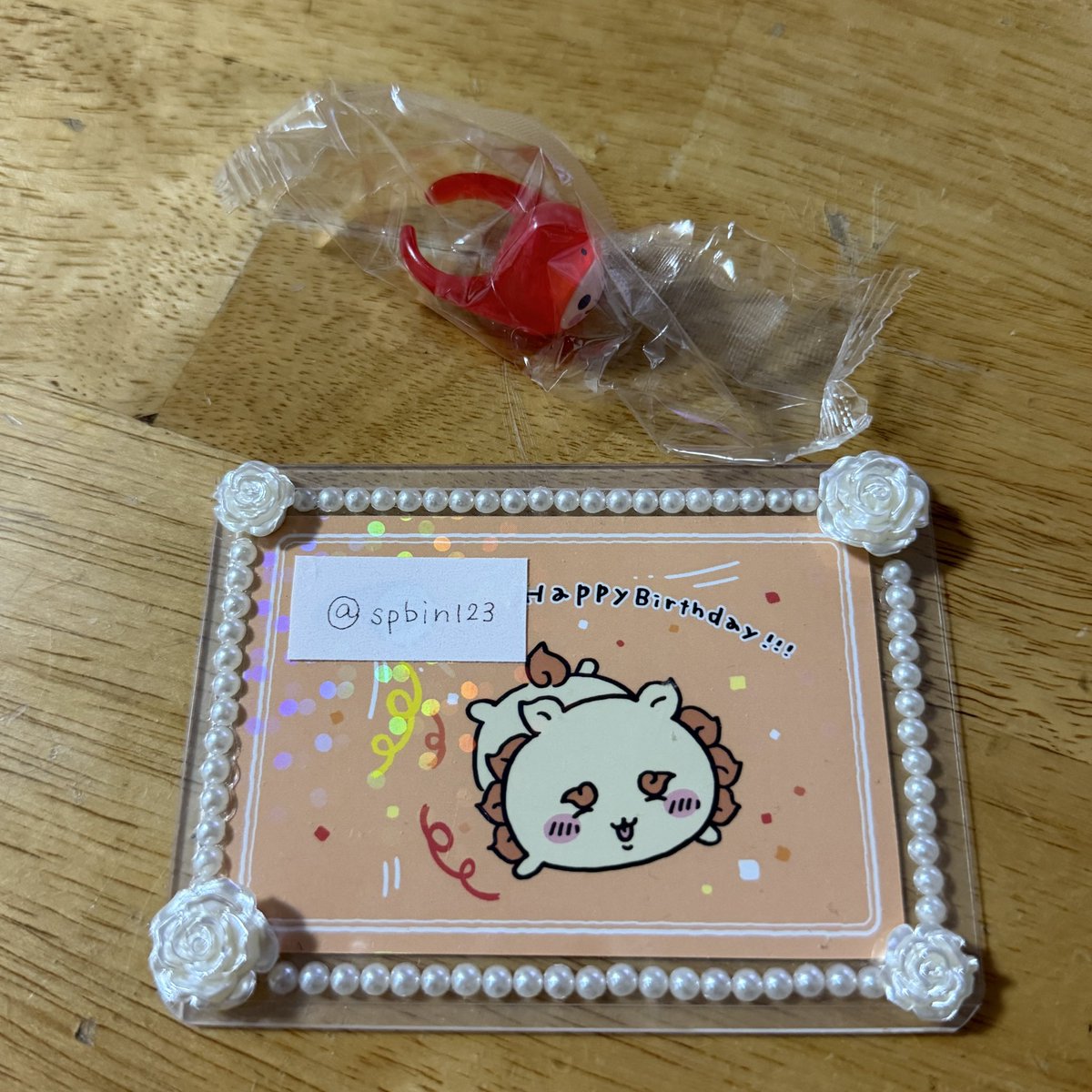 spbin123's tweet photo. たまごっち ぷくっとクリアリング 交換

【譲】いちごっち
【求】ふらわっち

郵送にて交換のみ
心当たりある方はリプDMお待ちしております。 https://t.co/wMLYrGURla