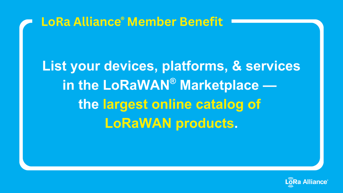 LoRaAlliance tweet picture