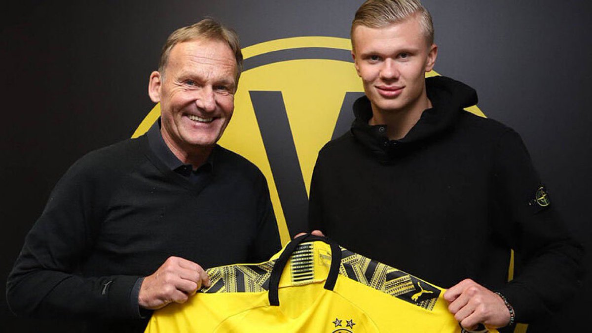 MadridXtra's tweet photo. 🚨 Hans Joachim Watzke (president of Dortmund):

“Haaland LOVES Real Madrid. But he won’t come this summer. I think he will play there in 2-3 YEARS.” https://t.co/p7lpKZmbLl