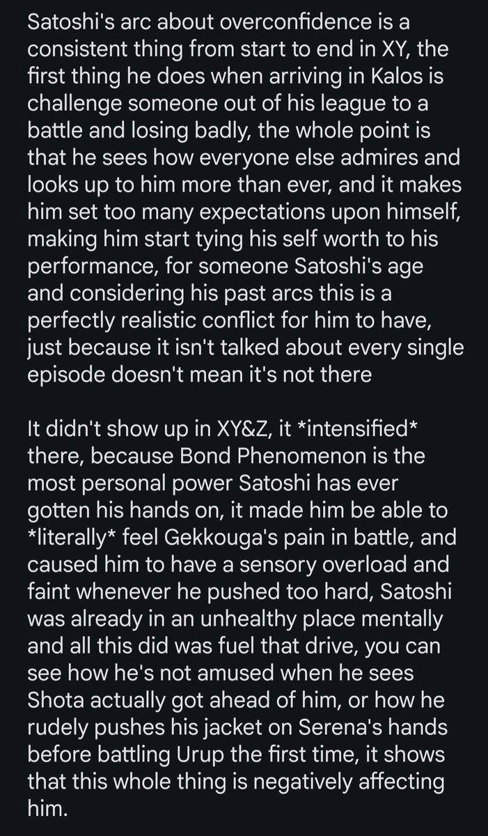 HyperNuman2's tweet photo. @HurricaneKishor @AshSatoshi4ever My comments on his XY arc that were aimed at different comments https://t.co/h8zCXJq7Ei