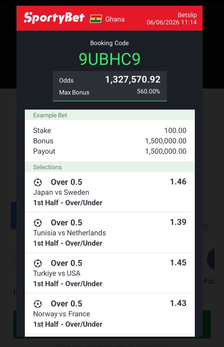 AngelOf4death's tweet photo. First half over 0.5🏆
40 Games over a million odds
Drop edits 🤑 https://t.co/R0e40Tssdk