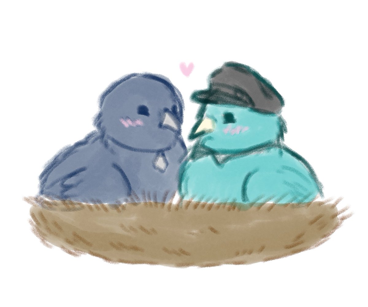 lilithphaase's tweet photo. Chief and Nightingale are lovebirds https://t.co/pY7O2doZ80