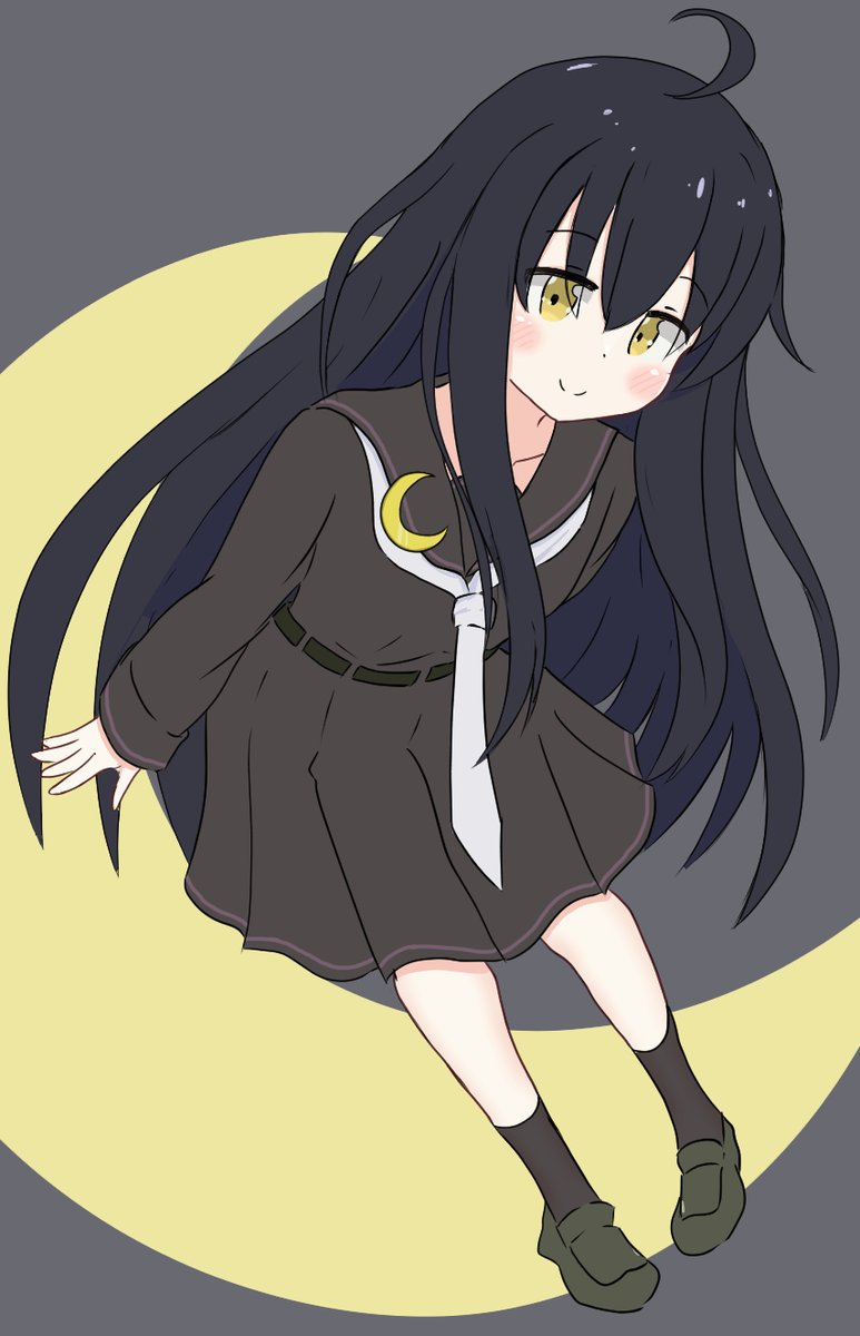 NamecosII's tweet photo. 三日月
＃艦これ　＃三日月 https://t.co/HoZG9adpA2
