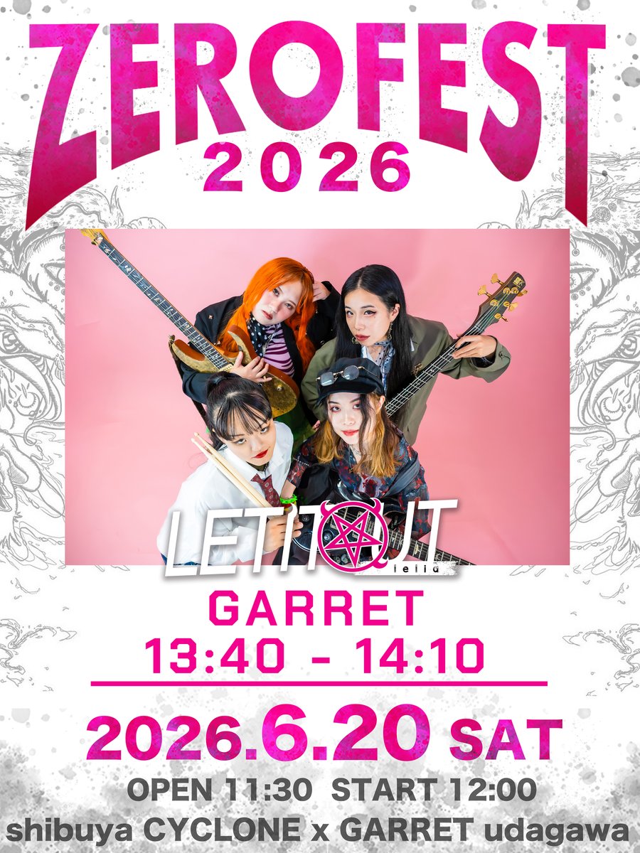 ZeroBand0's tweet photo. ▷Tシャツ付き前売りチケット◁
クレカのみ：https://t.co/TovIiJWTU9
コンビニ支払い等対応：https://t.co/JoOabCRiKs
※ 事前配送で6月10日以降に順次発送いたします。
※紙チケット付きTシャツは6月14日で締め切りとなります。
※紙チケットになります。

▷通常前売りチケット◁
[LivePocket ]: https://t.co/6bTJgz53tF
※電子チケットになります。

以下の順番で入場順となります
【1】前売り券（Tシャツ付き紙チケット）
【2】前売り券（live pocket）
【3】当日券 / 取り置き