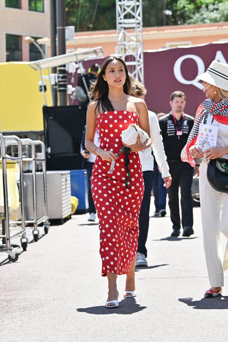 asmonacoitgirl's tweet photo. Alexandra Leclerc today at the paddock to support her husband, Charles Leclerc https://t.co/PYENptSQ3j