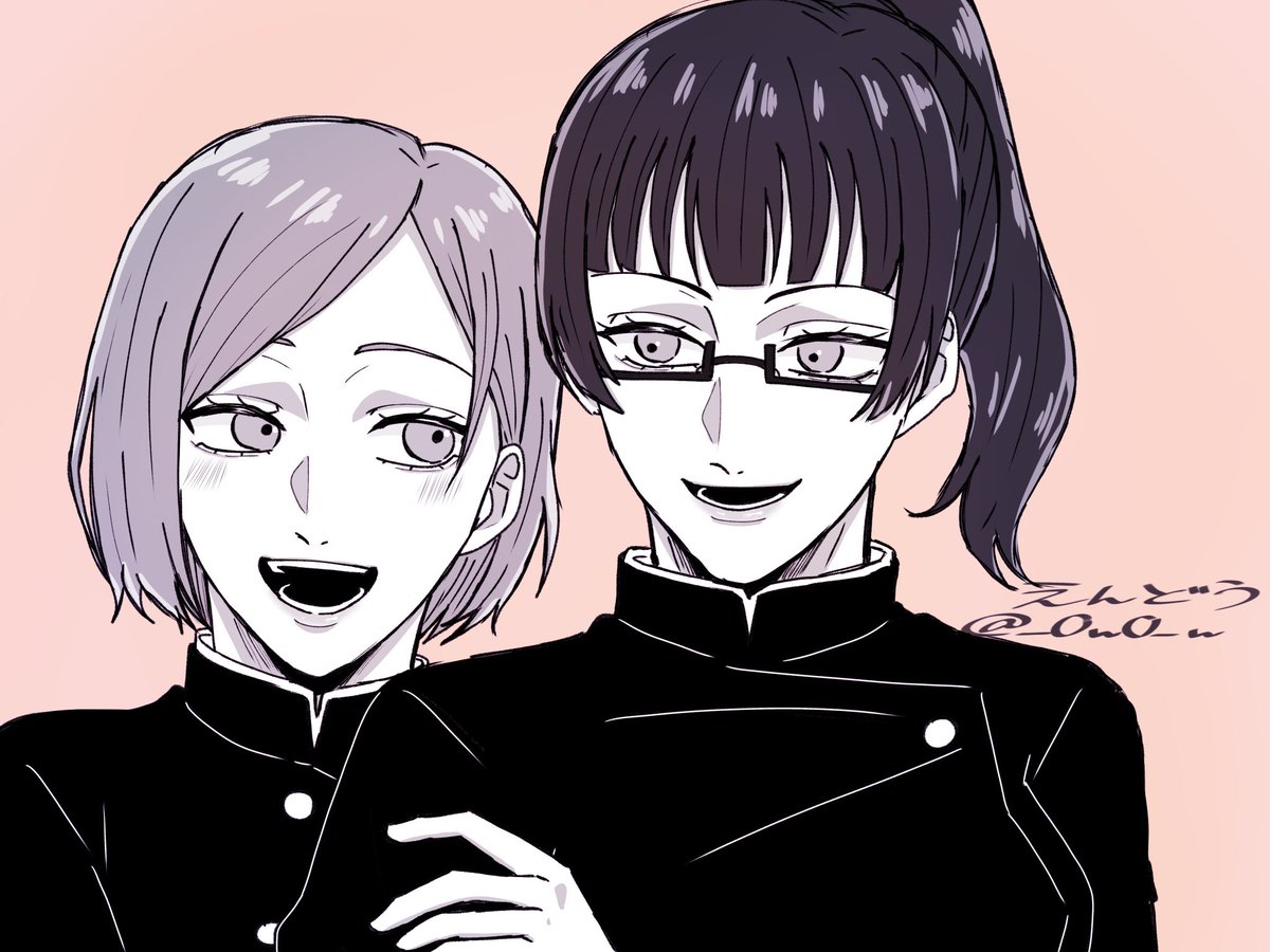 _0w0_w's tweet photo. 野薔薇ちゃんと真希さん https://t.co/1GBsrARbWz