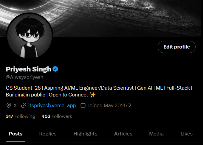Priyesh Singh tweet media