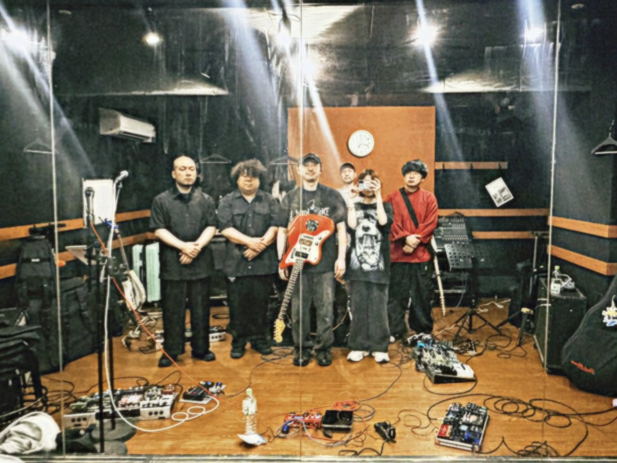 n0rstrilia's tweet photo. ノーストリリア、ライブ前最後の練習でした‼️
6/13(土)柴崎modにてあなたをお待ちしてます✨ https://t.co/mVO6DThfsE