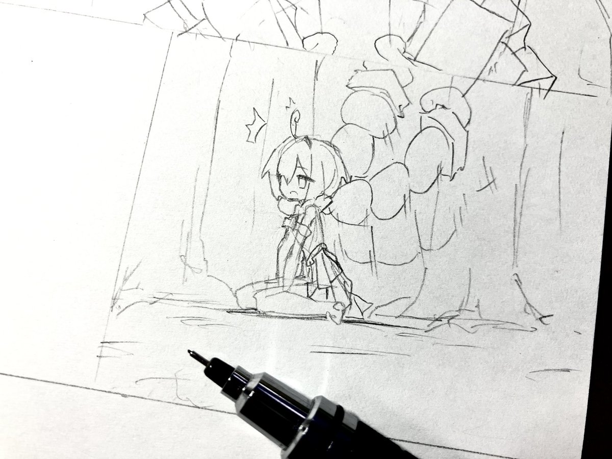 fukukucchi_____'s tweet photo. ちっこいコマにちっちゃく女の子描くの好き https://t.co/ZDRrWgRjV9