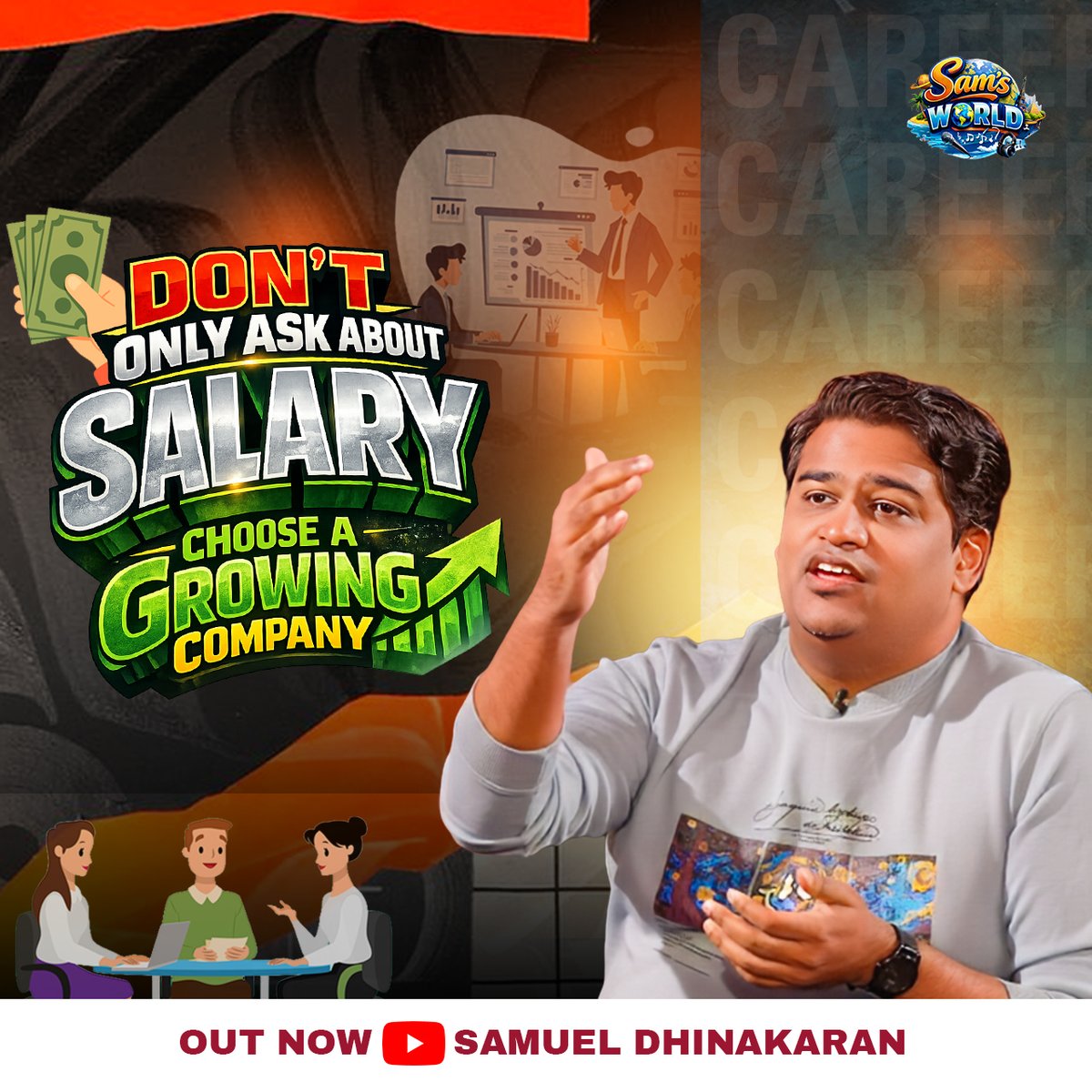JesusCalls's tweet photo. Unsure about what comes after graduation? Join Samuel Dhinakaran on Samโs World as he unpacks the realities, challenges and opportunities of life after college. Watch now on YouTube/Samuel Dhinakaran!
https://t.co/fXM2biKi9d
#SamsWorld #LifeAfterGraduation #YouthTalk #NextStep https://t.co/u2DUSeMNFU