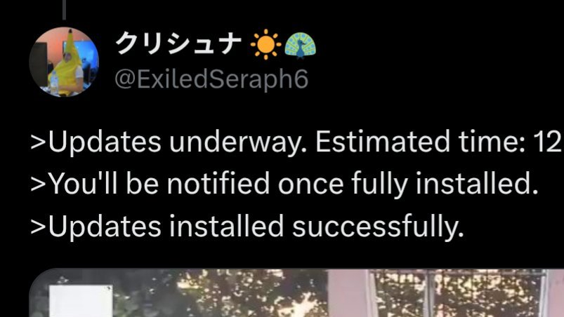 ExiledSeraph6's tweet photo. Updates underway. https://t.co/f6YqcvVuPX