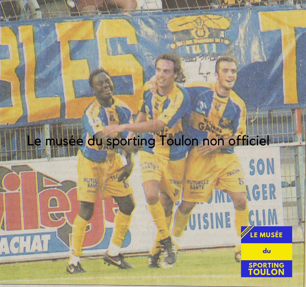 MuseeDuSporting's tweet photo. De gauche à droite :
Dady Mayuma.
Jérôme Le Moigne.
Louis Poggi. https://t.co/lTYmVQVmfS