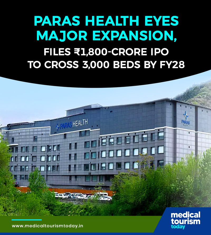 Medical_MTT's tweet photo. 🏥 Paras Health is making a big bet on India's healthcare boom. The hospital chain has filed a ₹1,800 crore IPO and plans to expand beyond 3,000 beds by FY28, while using fresh capital to cut debt and fuel growth.
#IPO #ParasHealth #Healthcare #IndiaMarkets https://t.co/Z6hQ2c2iXi