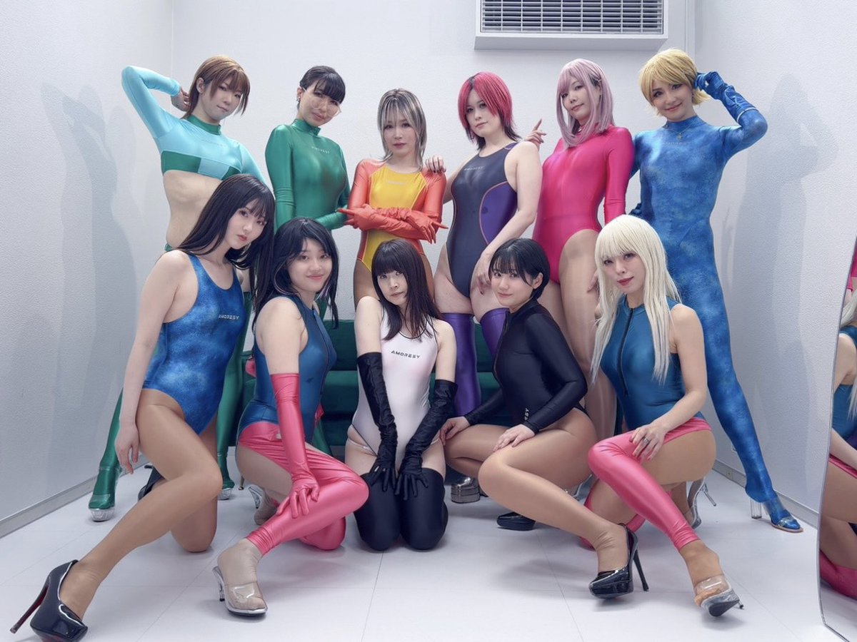 parallel_model's tweet photo. 【🩷AMORESYセッション＆10分個撮🩷】

本日は暑い中ご参加ありがとうございました✨

▼出演��デル
前列左から
由希さん(@chiruchiruyuki2)
秋山苺さん(@15_yama_aki)
高樹まいこさん(@maiko_718)
春川ねるるさん(@Neruru_0302)
芥子なのさん(@nano_fetish)

後列左から
杉山あづみさん(@adumi_s)
慈雨さん(@zi_09)
佑さん(@tasuku0127)
猫又そらさん(@meganewosinjiro)
椎名ゆかりさん(@shiinayukaricos)
テレジアさん(@red_theresia)