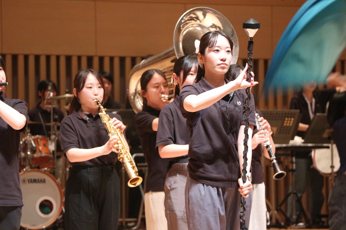 ryu_windmusic's tweet photo. こんばんは！
ただいま、京都コンサートホール大ホールにて、サマーコンサート2026の前日リハーサルを行っております。
また、明日の14時より当部YouTubeチャンネルにて、無料生配信も行います！
ぜひご視聴ください！ https://t.co/OrESHbW5kg