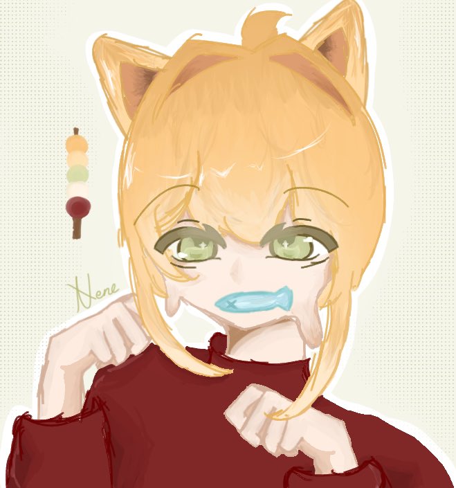 nenxion's tweet photo. catness moenyaxion #Sharpnessfanart https://t.co/aKhN1kYYEL