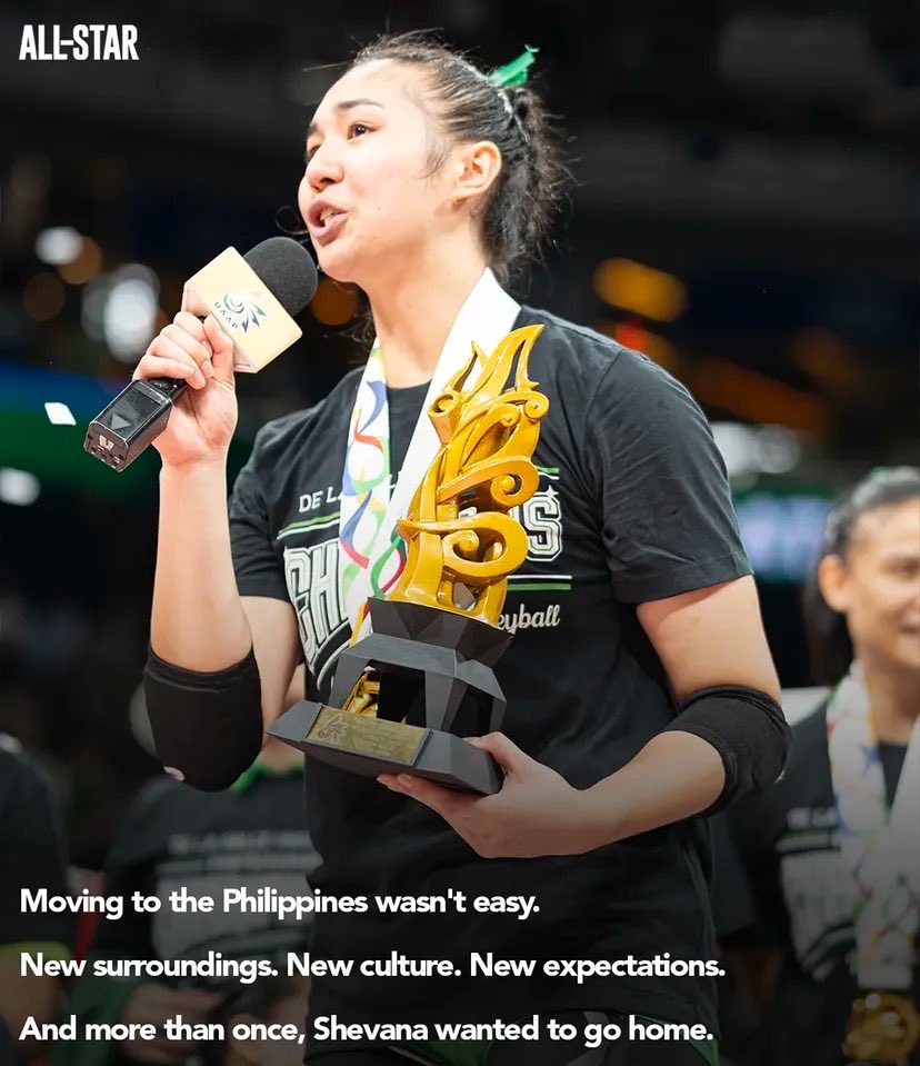 fortaftowers's tweet photo. “Years later, she stood at the top as a champion and a team captain” 

Shevana Laput you are so dear to me 🥹💚🏹 https://t.co/4SwCiHpmN5