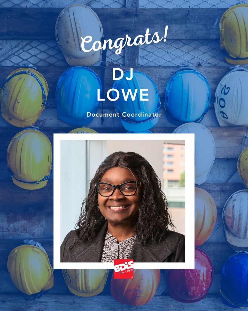 EDiSCompany's tweet photo. Happy Work Anniversary, DJ Lowe! 🎉 For more than two decades, DJ has been a go-to resource for our project teams, keeping countless moving pieces organized and helping projects stay on track from start to finish.

#WorkAnniversary #MilestoneMoment https://t.co/0BIFkPnP9l