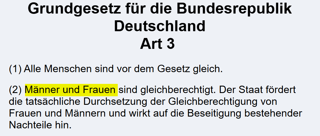 FuchsQuadrat's tweet photo. Hat Reichelt Art. 3 GG geschrieben? https://t.co/wberR6KKMu