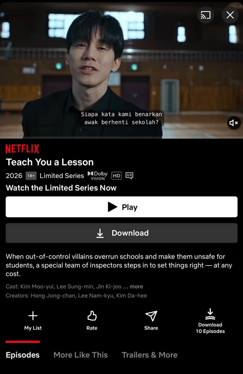 MoviePlugHQ's tweet photo. This  New Netflix series is seriously underrated and deserves way more attention.

Available on Netflix, only 10 episodes long.
It keeps you engaged and delivers a strong message throughout. https://t.co/k5YWz1TCFD
