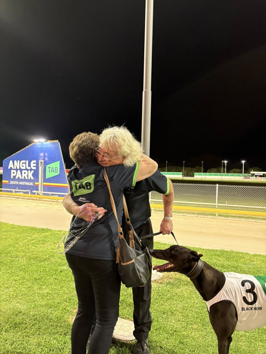 TheDogsSA's tweet photo. Run of the Month for April was won by the Marty Doyle trained Black Noir after his brilliant win at Angle Park in the Group 3 SA Anniversary Cup Final.

The brillant performance of Black Noir at Group level and running 30.14 was compelling for the judges.

#weloveourdogs #greyhounds