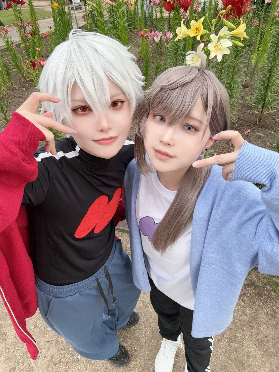 _nom000's tweet photo. ※cos 本日🌸

六花さんと🖤してきたよ〜！！
久々neさん！めちゃ楽しかった🎶
六花さん1日ありがと〜😸💖

#アコスタ鶴舞 https://t.co/0UQQf3UTKT