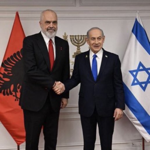 drhossamsamy65's tweet photo. ⛔️Albanian Prime Minister approved selling Albanian land to a wanted war criminal proxies‼️ https://t.co/Gq1WnUCWP8