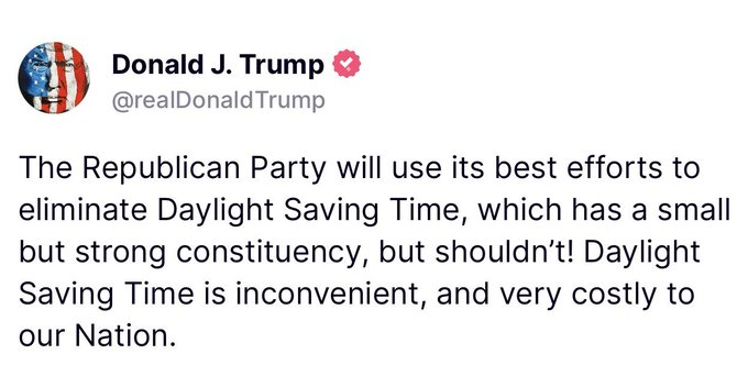 ABoleynGirl's tweet photo. Stop promoting permanent #DaylightSavingTime & the #SunshineProtectionAct. pDST cost lives & business when tried by Nixon in 1974. Health & safety need permanent #StandarTime instead, as @POTUS promised.
End clock changes by a final #FallBack to #StandardTime
And, stay there.. https://t.co/h3XBohkyE6