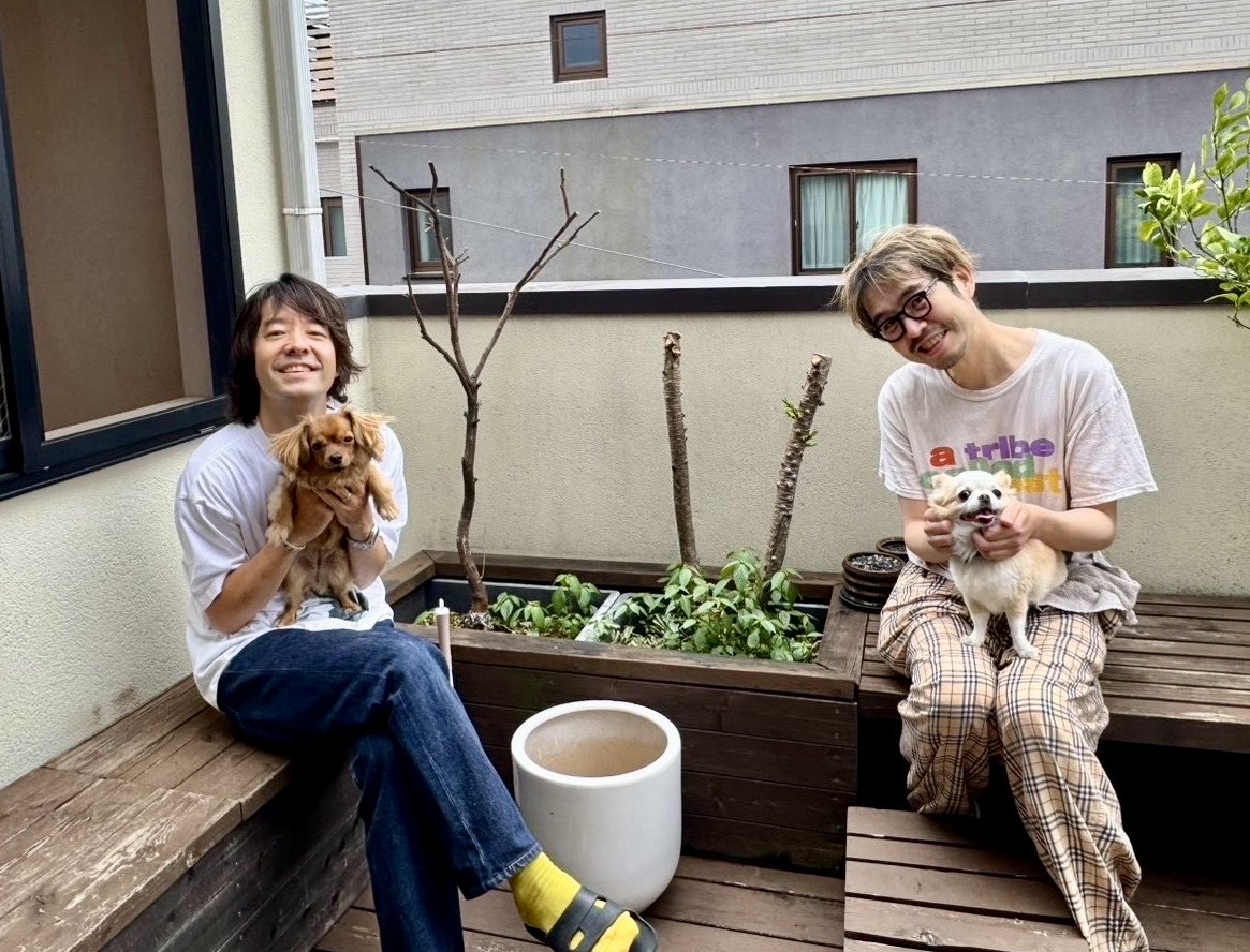 MASHSTAFF05's tweet photo. 唱さんちの愛娘に会いに行ってきた。会う前日からうちの子が噛み付いたりしたらどうしようと心配だった。
2頭は、会った途端走り出し間合いを詰め、ジリジリと壁際に追いやられたらと思ったら形勢逆転したり…見ているだけで楽しくなった。結局、こちらの心配なんて及ばないとこで仲良くなった。

MASH https://t.co/R1krWeND8G