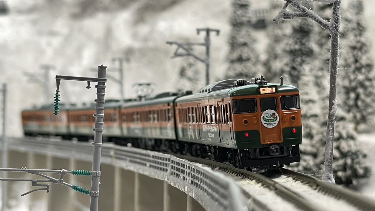 Re_Color_train's tweet photo. 【東京・本店4階】本日ご来店のお客様⑥
115系
群馬デスティネーションキャンペーン
※ 全線貸切3h
#リカラー #Re_Color #鉄道模型 #nゲージ #レンタルレイアウト https://t.co/pGiQnQNbBI