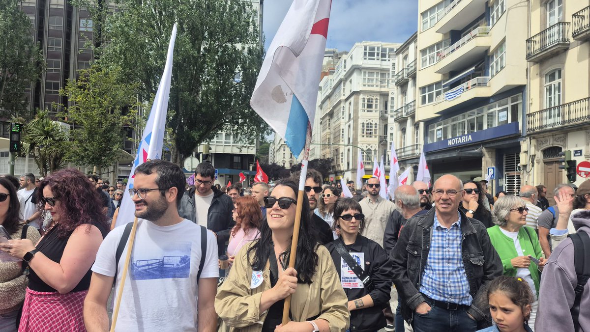 BNGACorunha's tweet photo. 📢 

Un clamor tomou as rúas da Coruña: a vivenda é un dereito e nunca debe ser un negocio para o lucro duns poucos.

 Vivir na Coruña non pode ser un imposíbel!  

#GarantirAVivendaErradicarACrise https://t.co/FZlQL5tFUD
