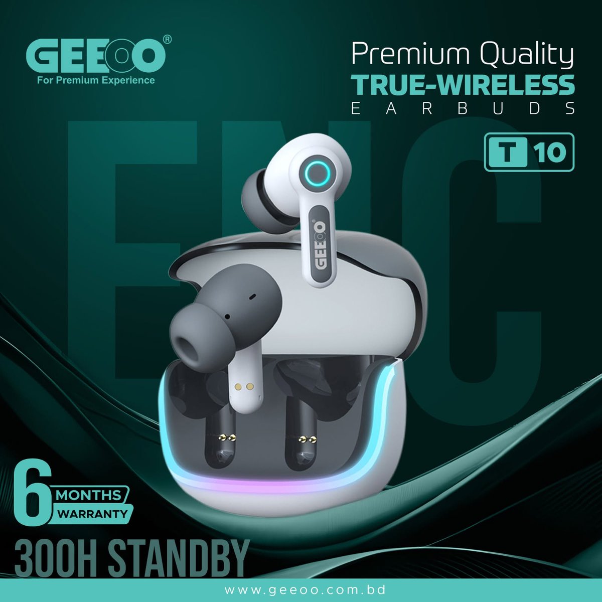 geeoo_official's tweet photo. 🎧 GEEOO T10 TWS Earbuds — ইসলামিক লেকচার, গুরুত্বপূর্ণ কল, সবকিছু Crystal Clear

🔲 ১০ মিনিট চার্জ  ২ ঘন্টা ব্যবহার। 
🔲 মোট ৪৫ ঘন্টা ব্যাটারি ব্যাকআপ। 
🔲 ENC কলে ঝকঝকে ভয়েস । 

📦 অর্ডার করুন 👉 https://t.co/6u2QxDqxfy

#GEEOO #T10 #TWS #FastCharging #Earbuds #ENC https://t.co/2N7JPNTFGm