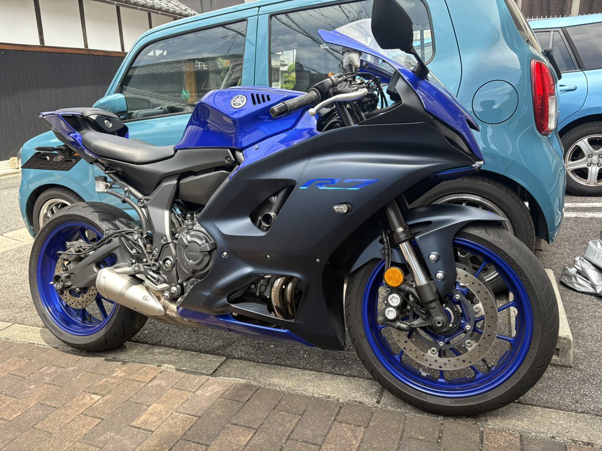 FujiharaTwit's tweet photo. 200Km程試走してきましたが
かなり好印象、良い感じですwww

#yzfr7 https://t.co/4Kh8jAYtyZ