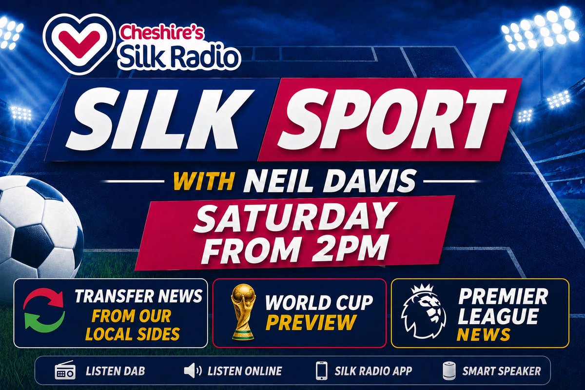 NeilDavisRadio's tweet photo. @silk1069 Sport on the way from 2pm #localsport #localradio https://t.co/DRwD96FayN