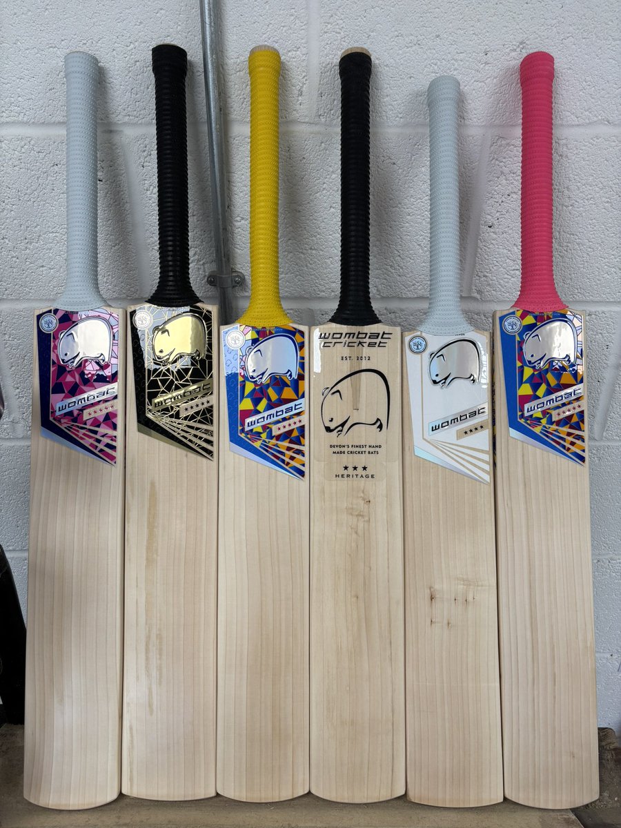 WombatCricket's tweet photo. Fresh batch heading out to
Customers, crafted in Devon from premium English Willow 🌿🏏  

See our latest workshop stock selection online now 👉🏼 
https://t.co/nI0DTUfhGV

#wombatcricket #cricketseason #englishwillow #handcrafted #madeinbritan https://t.co/z25jjhd2Dx