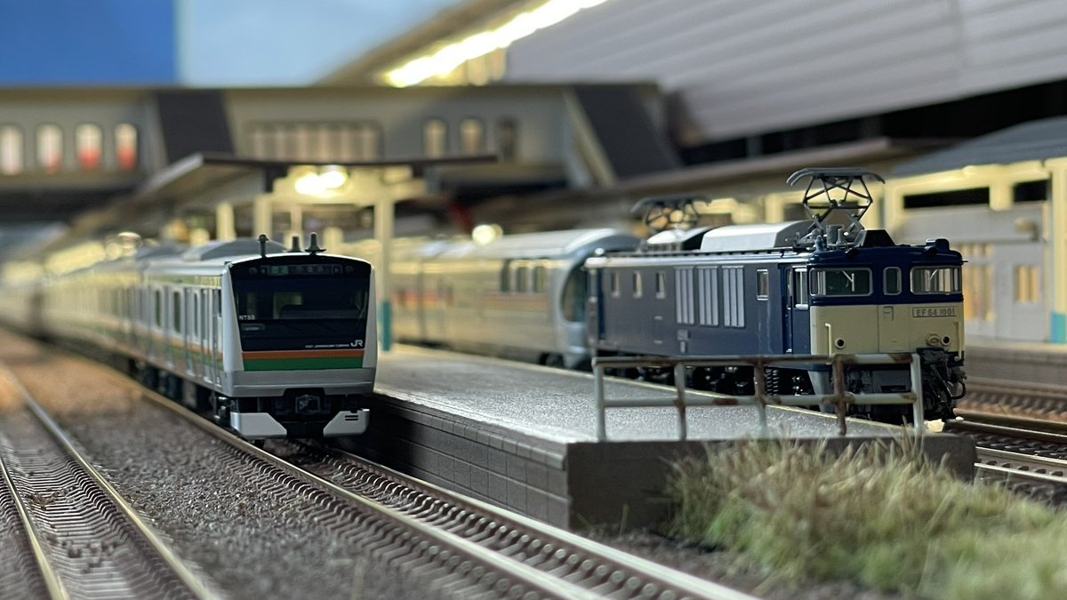 Re_Color_train's tweet photo. 【東京・本店4階】本日ご来店のお客様⑨
185系、E231系
※ 全線貸切3h
#リカラー #Re_Color #鉄道模型 #nゲージ #レンタルレイアウト https://t.co/rd7cRenjkz