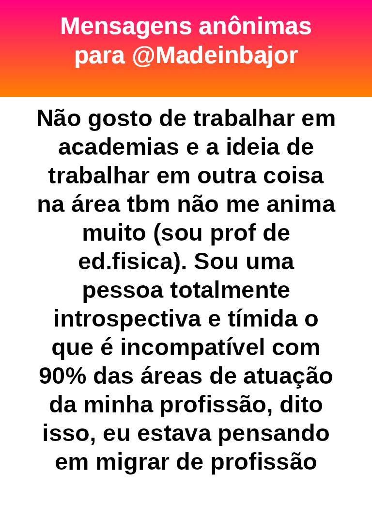 madeinbajor's tweet photo. #bajo41135
🌷Tecnologia tem demanda, home office e salários bons, mas exige estudo constante e paciencia pra começar do zero. Concurso dá estabilidade e rotina mais previsível, mas é longo e competitivo. Se quiser, pode começar a estudar programação de leve https://t.co/ltq1yIQnOl