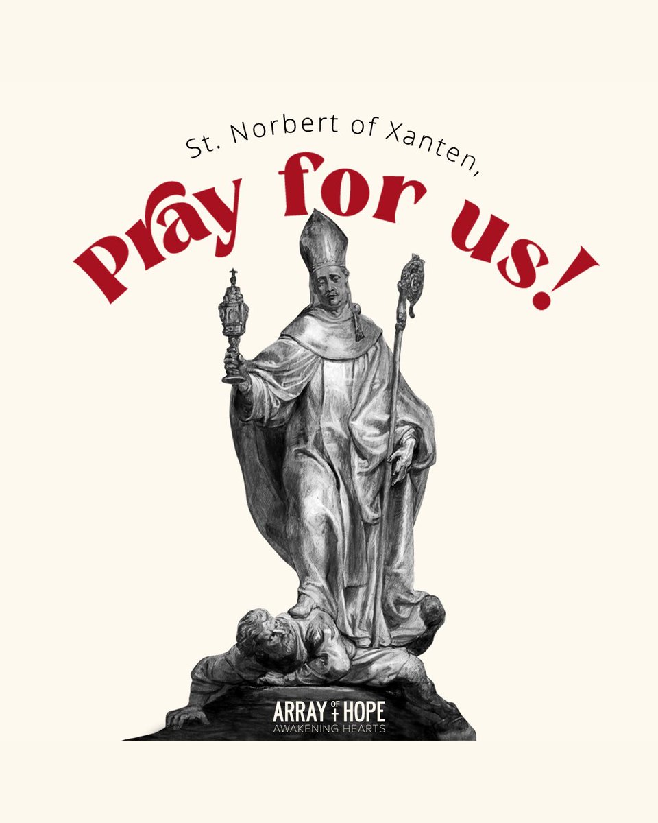 AOHMinistries's tweet photo. As the patron saint of safe childbirth delivery, please join us today as we ask St. Norbert to pray for all expectant mothers. https://t.co/PSUmCRNbB5