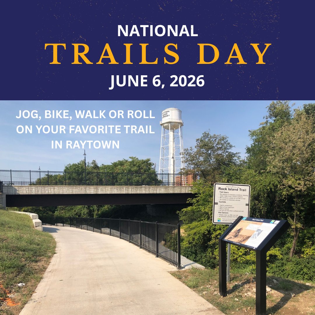 CityofRaytown's tweet photo. It's National Trails Day, Raytown!

 Celebrate National Trails Day by exploring one of Raytown's trails.

#Raytown https://t.co/nwTlTSe4bL