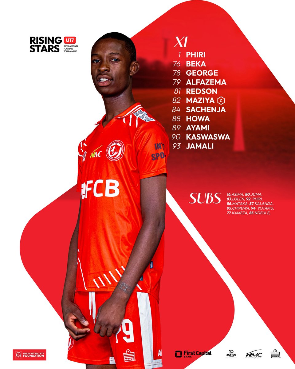 nyasabigbullets's tweet photo. 📋 Team News
Bullets U17 are set for this afternoon’s Kafue Celtic Under-17 Tournament encounter against Zambia Select.
#FCBNyasaBigBullets #ThePeoplesTeam #BulletsU17 #NBBZAM https://t.co/2pziUVLt9f