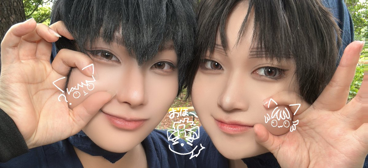 awa_cos_'s tweet photo. cos  
本日原作天秀で🫆さんの三.郎と一緒におりました‼️‼️
いっぱい交流できて楽しかったです🎶ありがとうございました💕 https://t.co/GTKoMxxT5r