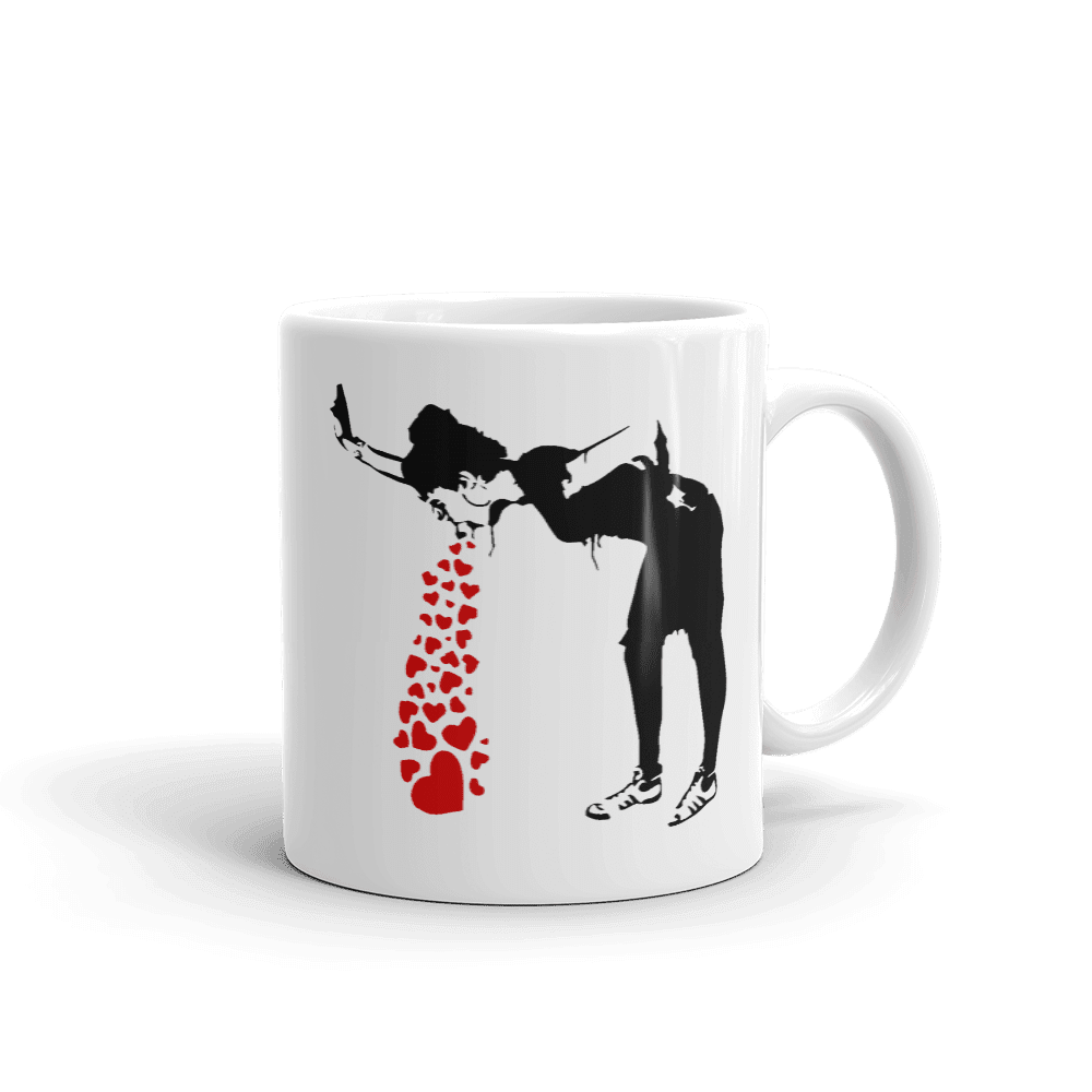 Ivan1037005's tweet photo. Banksy Lovesick Girl Mug — $21.99. Morning coffee with street‑art vibes: clean ceramic, punchy print, low‑key drama. Perfect for when your mug needs to talk back. ☕💔 https://t.co/BYIgUXLSJh https://t.co/4MZLMuxI00