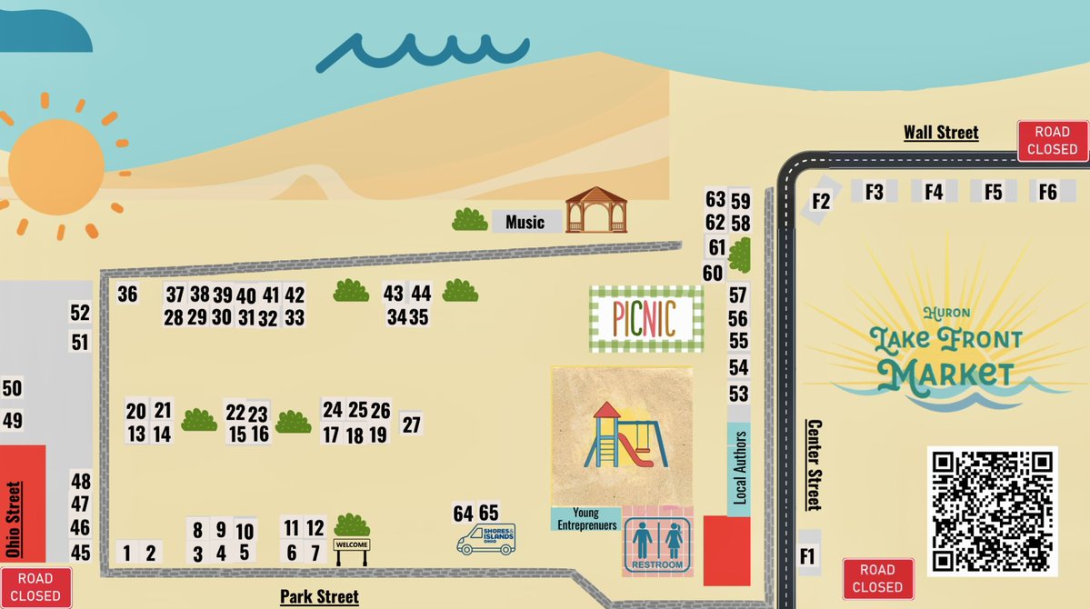 Huron_Supt's tweet photo. Huron Lakefront Market today. Great vendors, food trucks and music. Kicks off at 9:00. 
@ericwobser #OneHuron https://t.co/CgqD5QN0ZU
