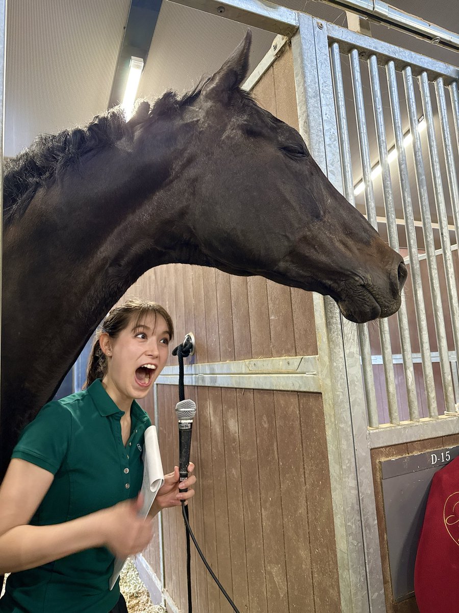 hadashi78MHz's tweet photo. #いいことおもいついた
トラちゃんとぺぺ氏のツーショット📸✨
まだまだ大公開🐴💖

2枚目は、レッツ！トライデン！成功の瞬間です😂

#裸足のおもいつき
#トラウデン直美
#BAYFM
#bayfm https://t.co/glBJj0UhVG