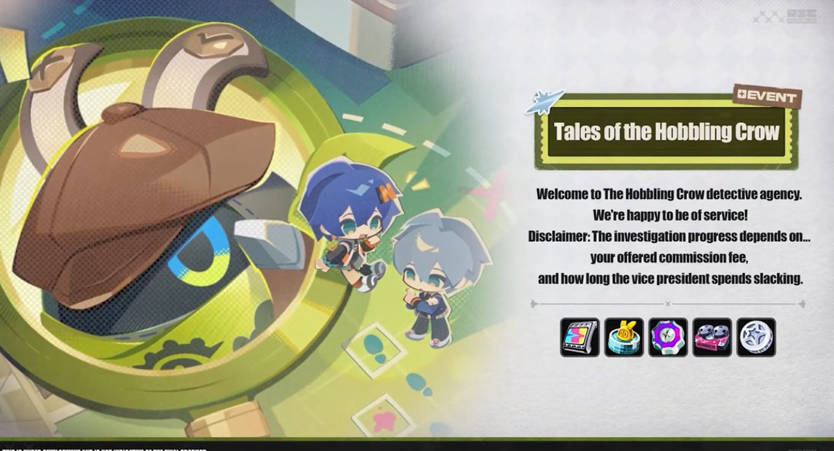 Zenless_Game8's tweet photo. // 3.0 Event
Tales of the Hobbling Crow
#zzzero #NextStopRoscaelifer #zzzSpecialProgram #Livestream #Game8 https://t.co/TaMhpGgX6s