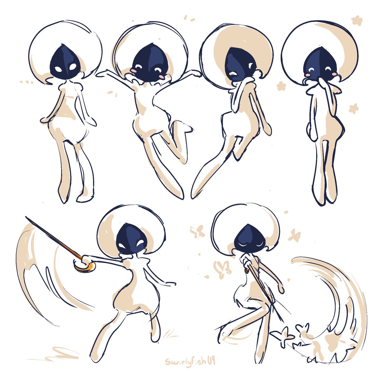 Swirlyfish09's tweet photo. Lace doodles (๑¯◡¯๑)
#lace #silksong #fanart #doodles https://t.co/EtAkhELmmk